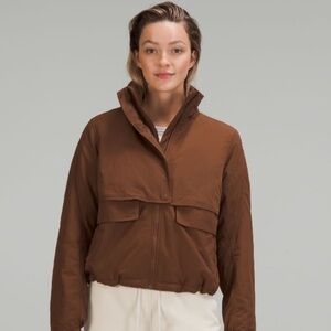 Lululemon always effortless jacket roasted brown